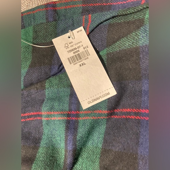 Old Navy Flannel Pajama Bottoms XXL NWT - Picture 2 of 2